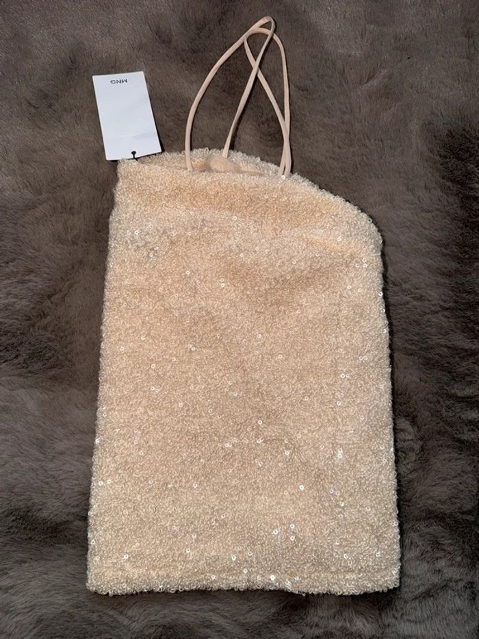 Top pailleté Mango – taille S – neuf avec étiquette - photo numéro 2