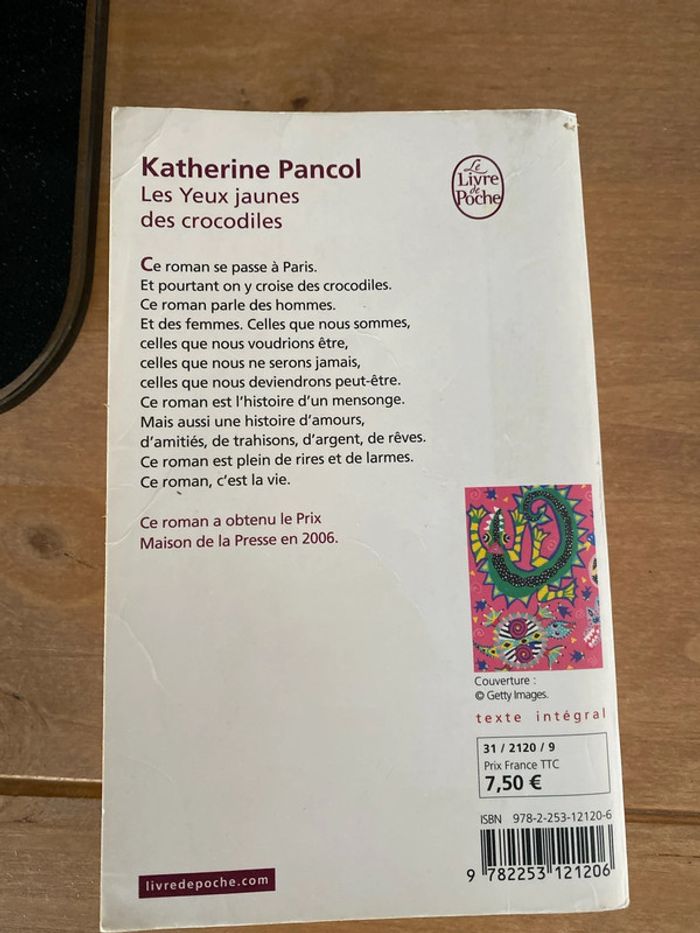 Katherine Pancol les yeux jaunes des crocodiles - photo numéro 2