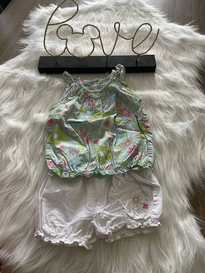 Ensemble été deux pièces gemo 12 mois