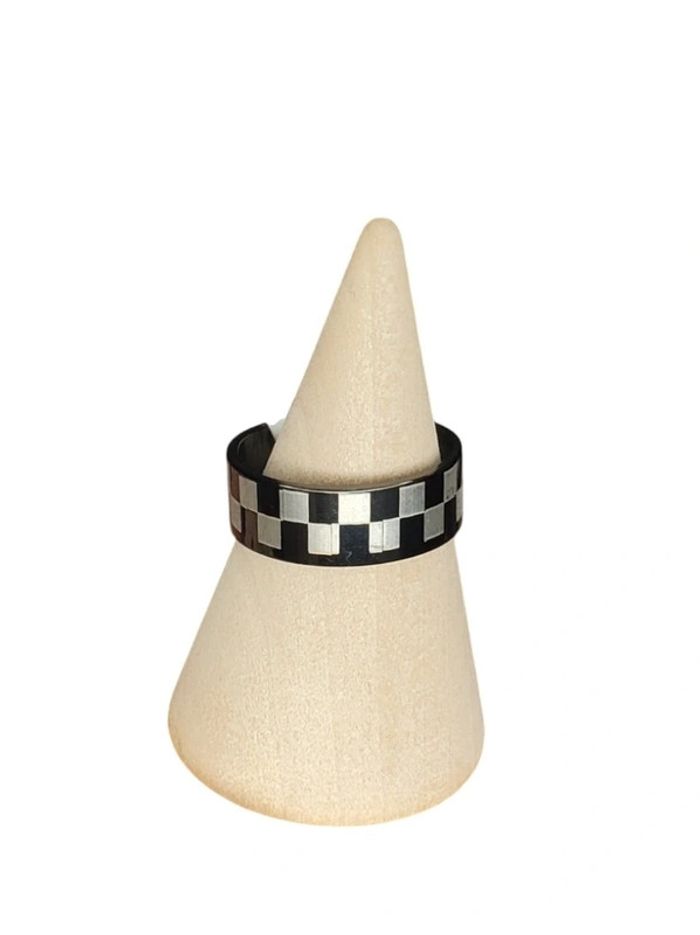 Bague damier - photo numéro 2