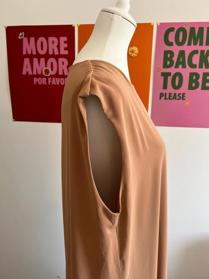 Sous robe sans manches rose abricot 40/42 - photo numéro 3