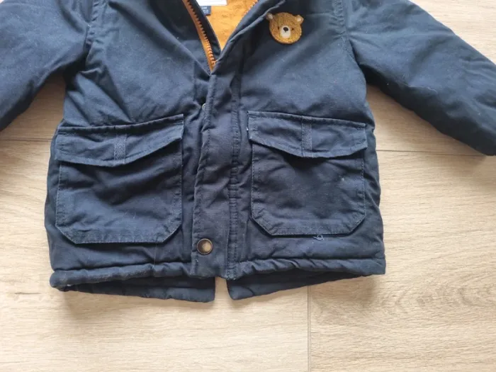 Manteau à capuche 24mois TBE - photo numéro 2