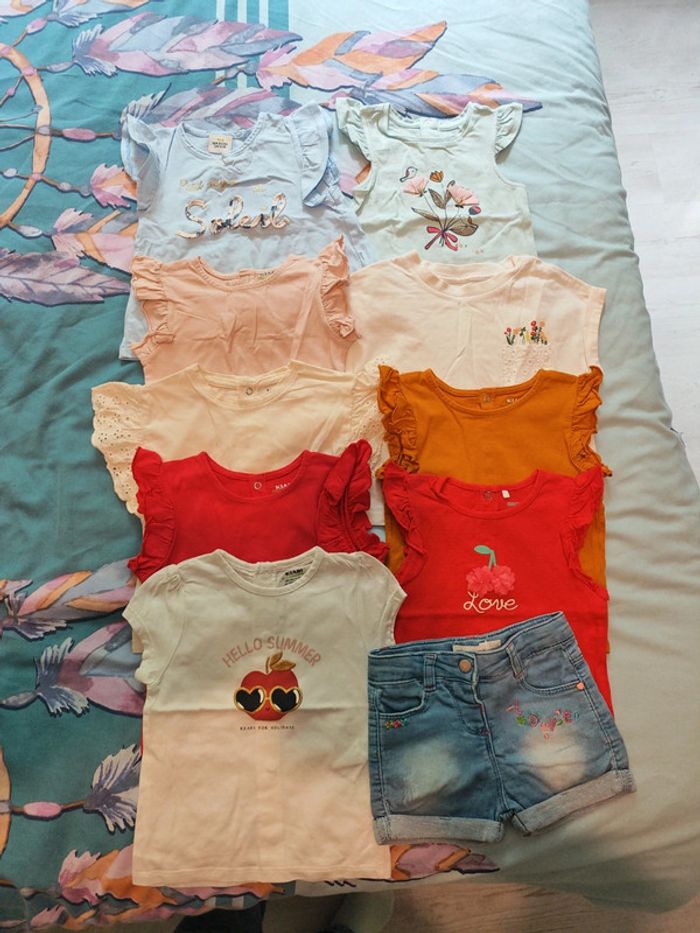 Lot de Tee shirts 12 mois