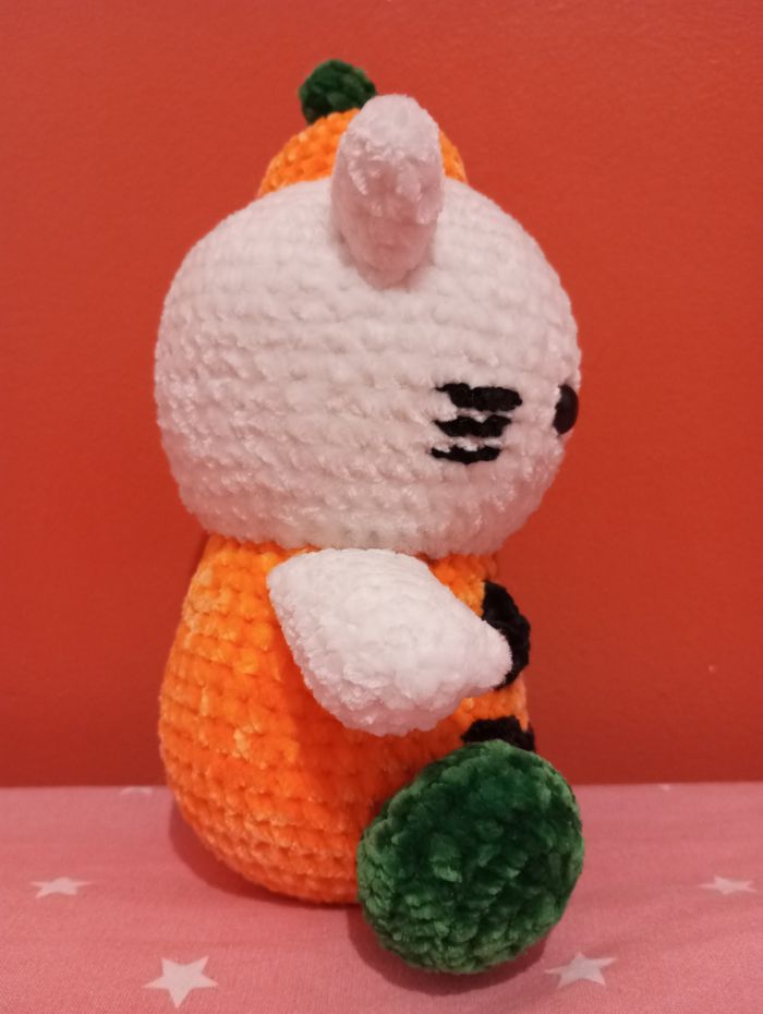 Halloween : Hello Kitty citrouille au crochet - photo numéro 7