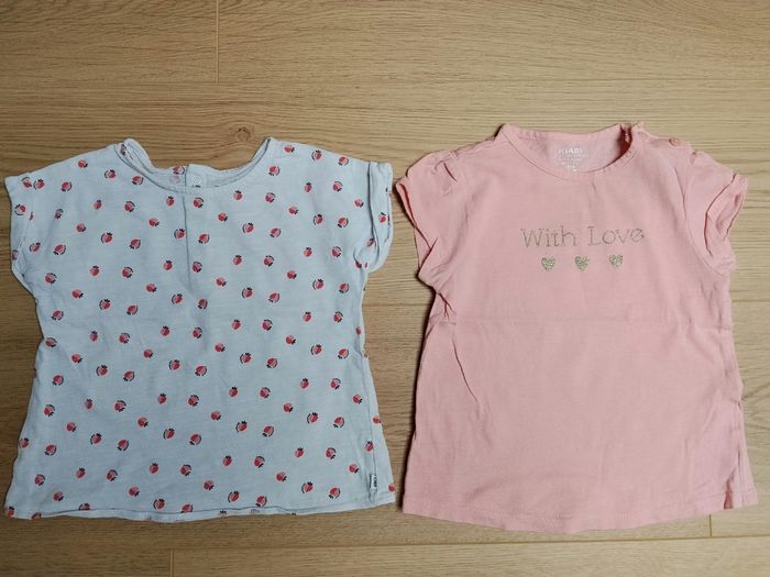 Lot 10 t-shirts manches courtes 18 mois - photo numéro 8