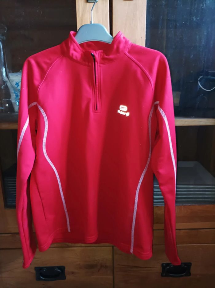 Maillot sweat sport rouge - photo numéro 2