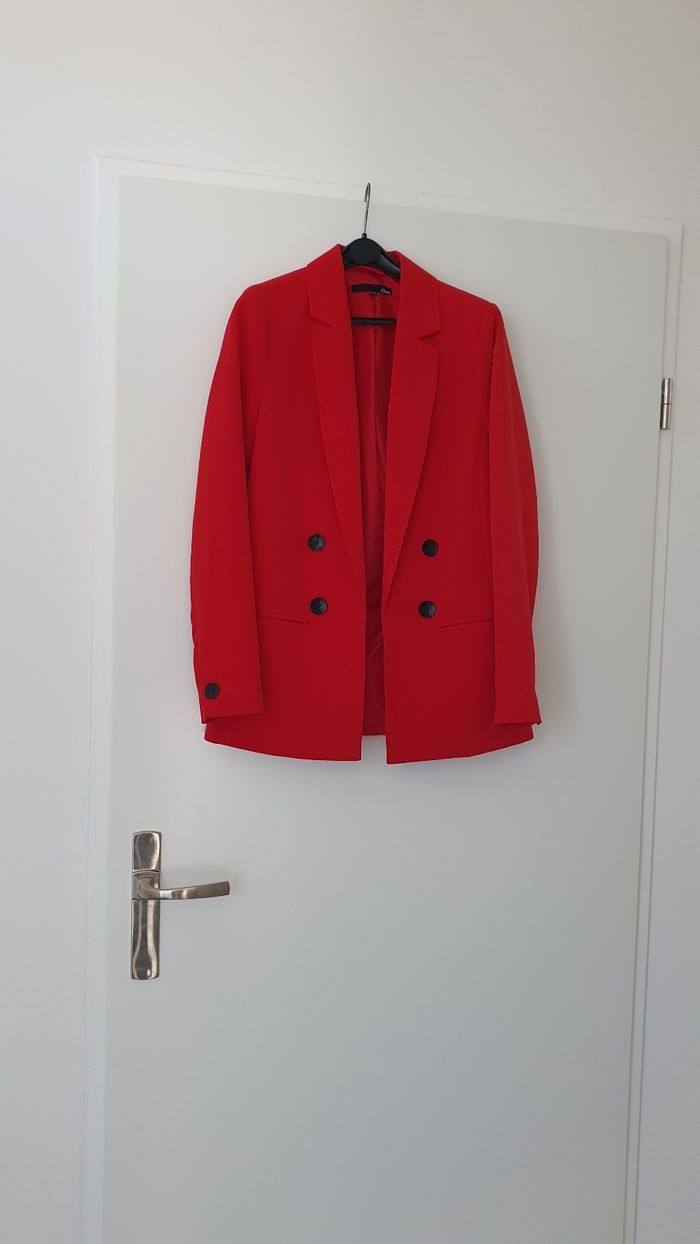 Veste rouge Etam en 34