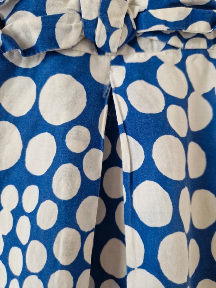 Robe okaidi 8 ans bleu et blanche - photo numéro 2