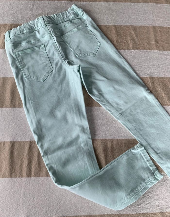 Jean skinny menthe 9 ans - photo numéro 4