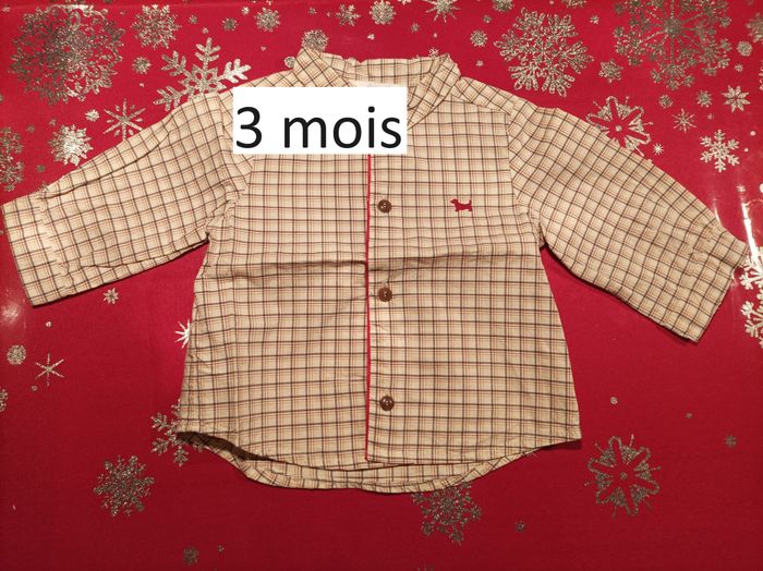 Lot n°59 Chemise manches longues Jacadi 3 mois