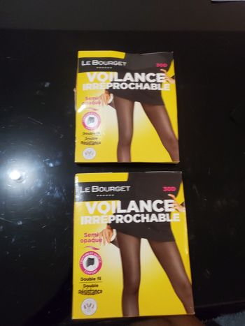 2 lot Collantle bourget  taille 1 noir