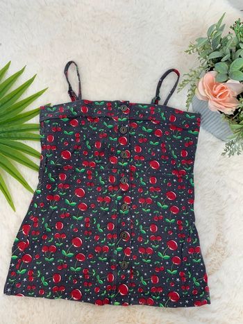 Débardeur motif cerise