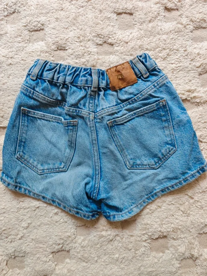 Short denim Zara fille 7 ans - photo numéro 3