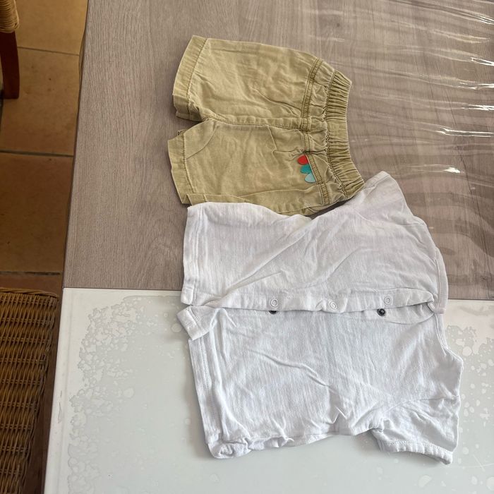 Ensemble (tee shirt short) taille 3 mois (60 cm) - photo numéro 2
