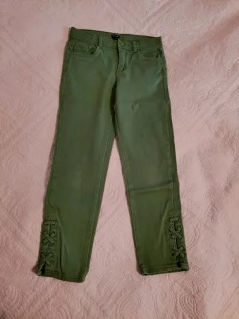 Jean 7/8 vert - Kiabi - 10 ans