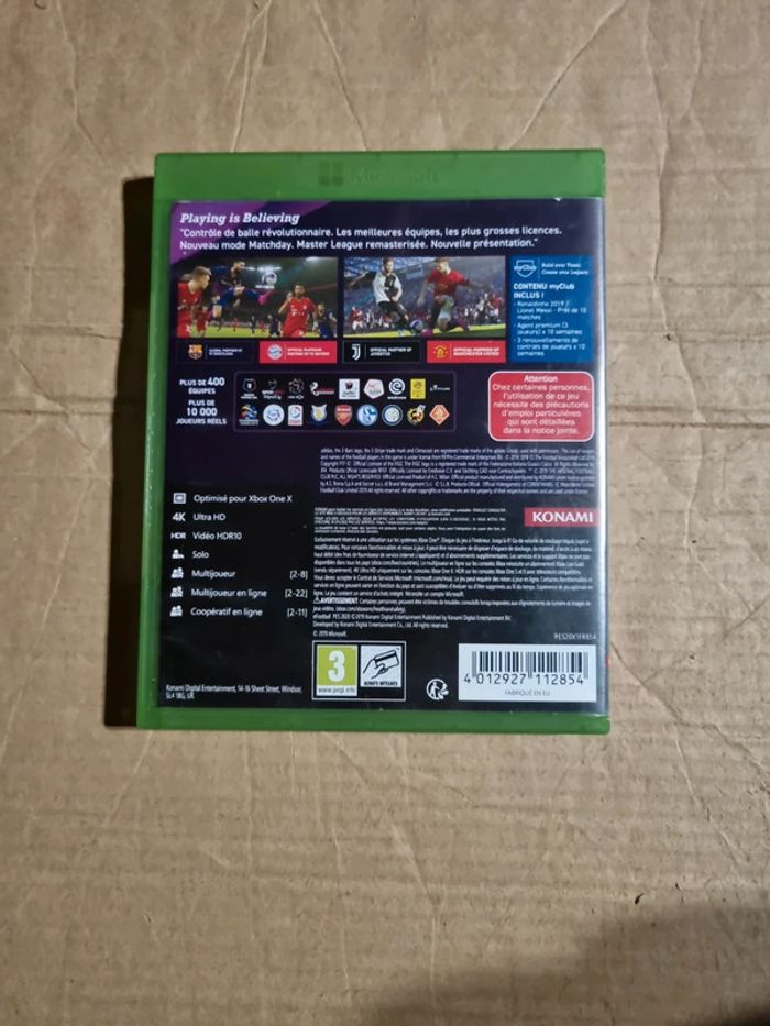 Pro Evolution Soccer 2020 pour Xbox One - photo numéro 2