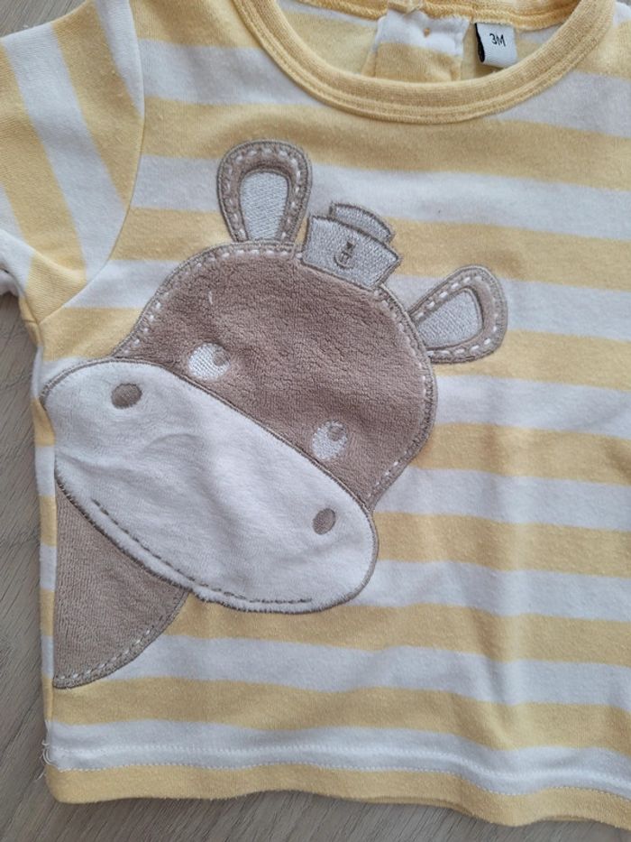 Tee-shirt manches courtes 3 mois - photo numéro 2