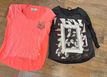 Lot de 2 hauts femme taille XS/S