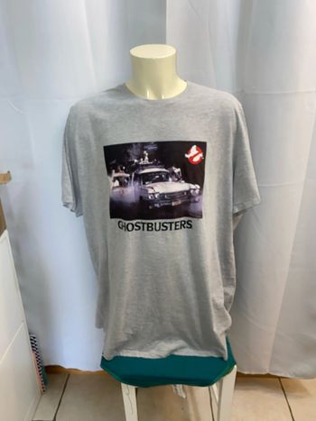 Tee shirt gris Ghostbusters vintage coton taille XXXXL = 4XL - n1j