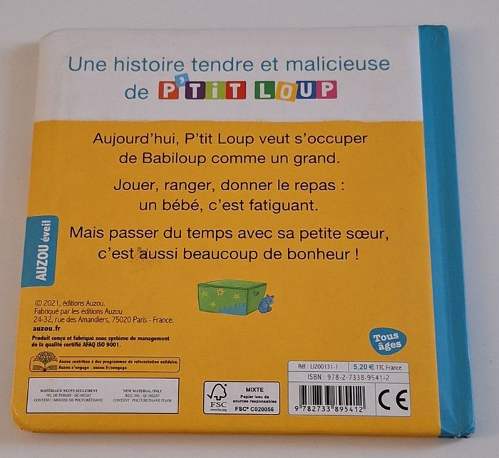 P'tit loup aime sa petite sœur - photo numéro 2