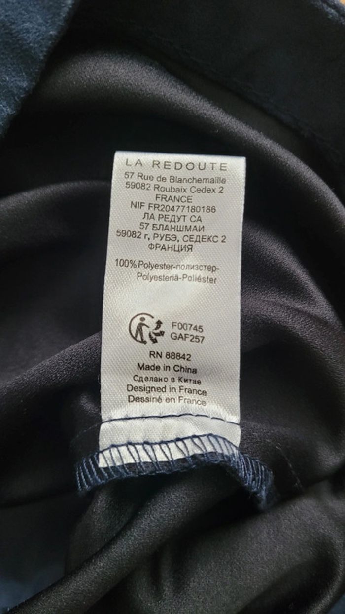Robe courte Soft Grey aspect velours taille 40 - photo numéro 13