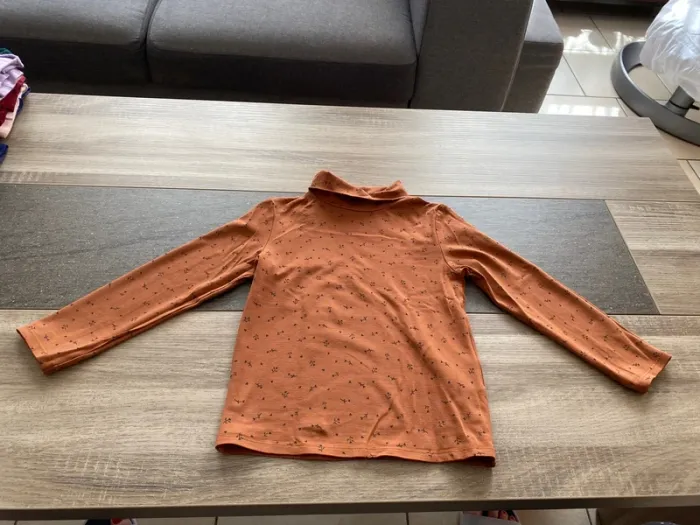 T shirt col roulé 5 ans vertbaudet