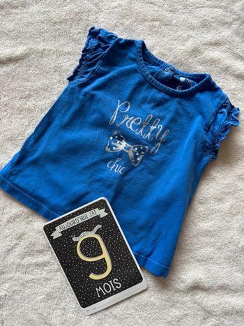 Teeshirt été TAP bleu