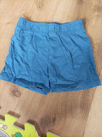 Short bleu 3 ans in extenso