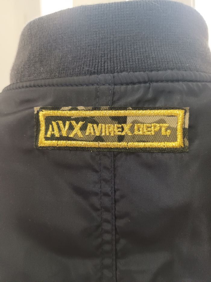 Bombers AVIREX neuf Bleu marine taille l - photo numéro 5