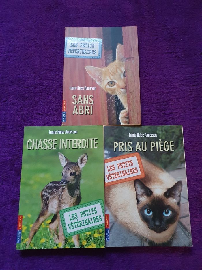Lot de livres les petits vétérinaires