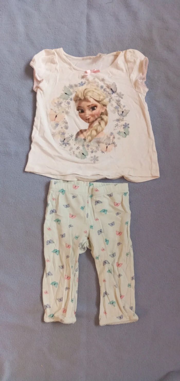 Pyjamas H&M Disney Reine de neige taille 92 cm