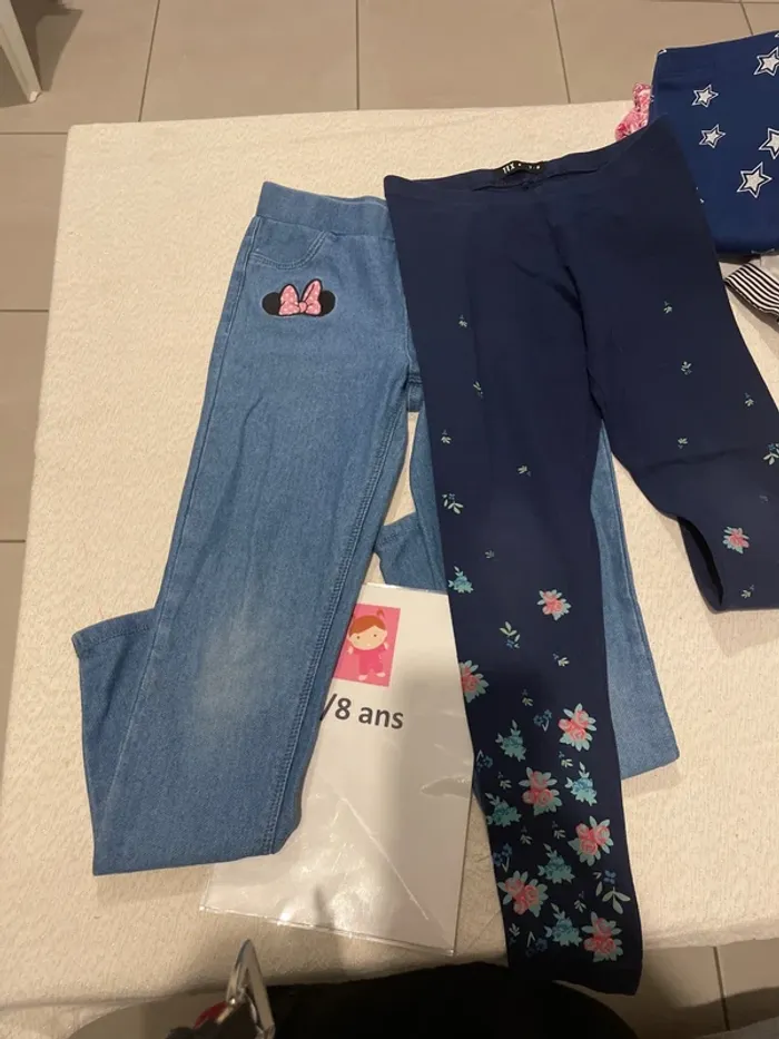 Lot de deux legging 7,8 ans