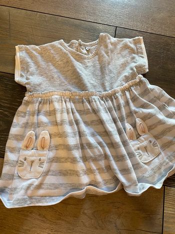 Robe légère lapin grise 9 mois