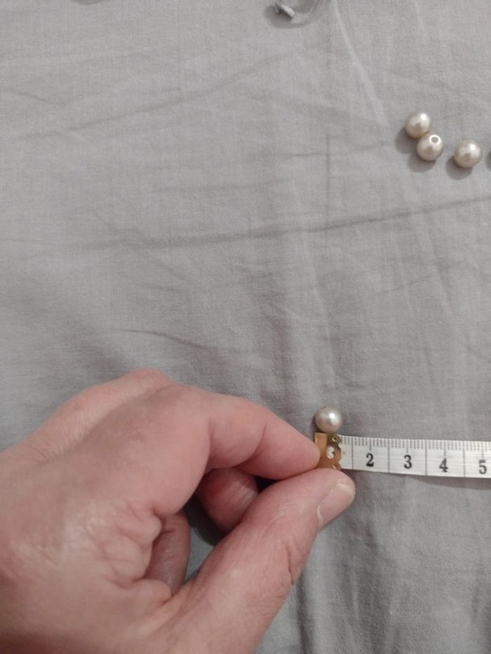 Lot de 26 perles beige rosé - photo numéro 3