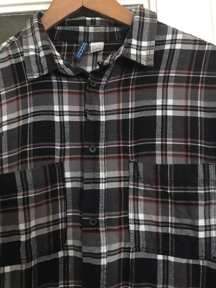 Lot de 2 chemises à carreaux H&M taille L et XL - photo numéro 17
