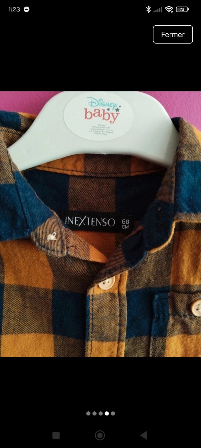 Chemise in extenso 68 cm b1 - photo numéro 4