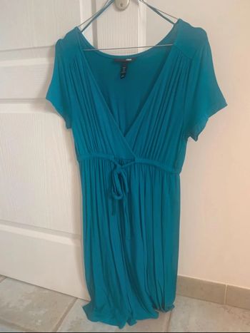 Robe femme H&M taille 36 turquoise