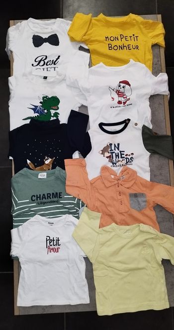 10 t-shirts manches longues