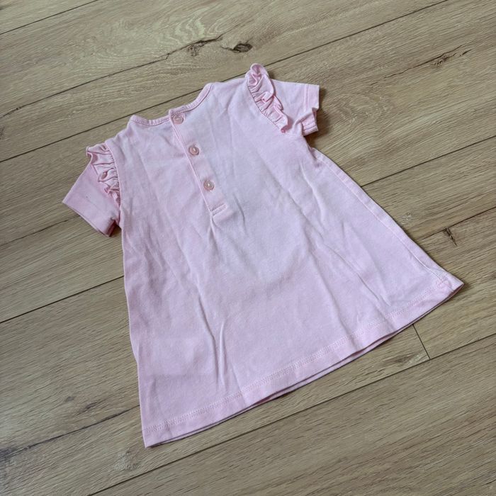 Ensemble bébé fille PLUS 12 mois t-shirt rose + legging fleuri - photo numéro 5