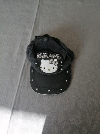 Casquette hello kitty noire