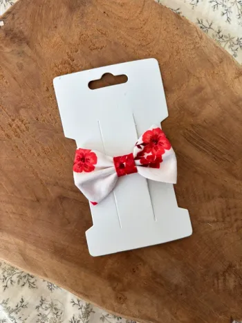 Barrette sergent Major rouge de garance