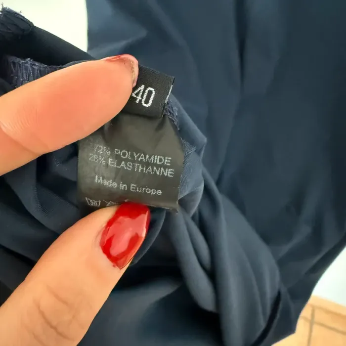 Robe XO bleu marine taille 40 - photo numéro 7