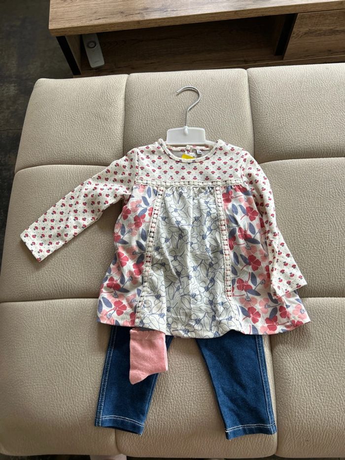 Ensemble fille 12 mois