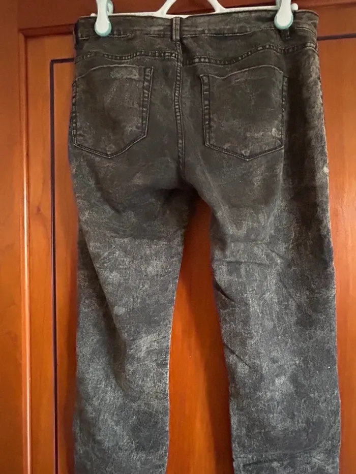 Jegging gris noir 38-40 Zara - photo numéro 3