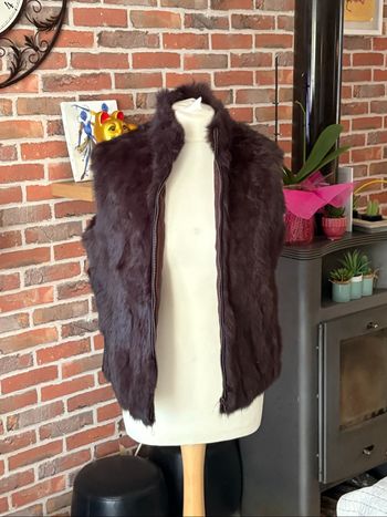 Gilet sans manche lapin taille ML