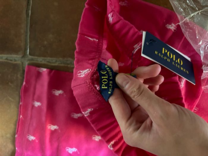 Pyjpant Ralph Lauren rose neuf - photo numéro 3