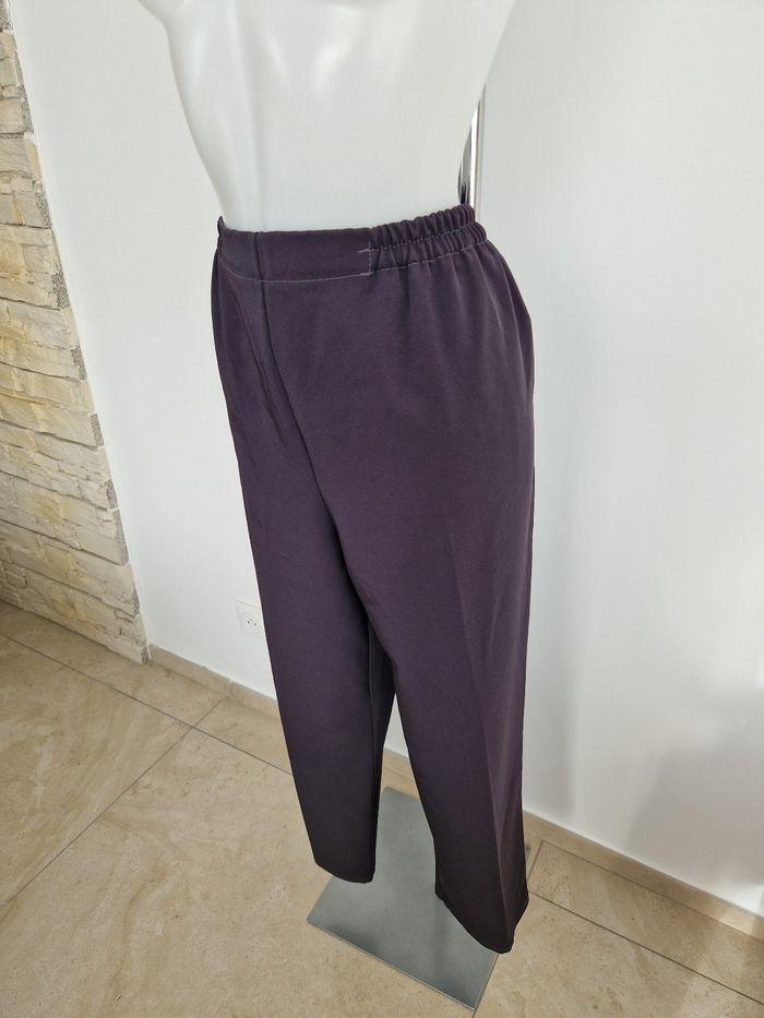 Pantalon gris foncé élastique - photo numéro 2