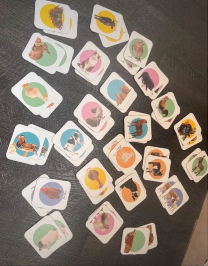 Jeu de société. Mémo farm animals - photo numéro 2