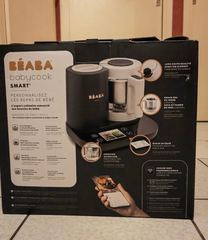 Robot  cuiseur Baby Cook Smart Beaba Connecter  neuf - photo numéro 2