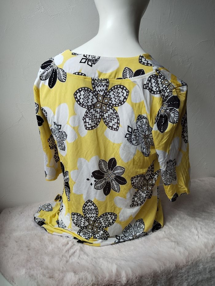 Haut manches courtes fluide maria bellentani taille M - photo numéro 3